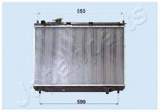 JAPANPARTS RDA333026 Радіатор, охолодження двигуна