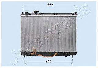 JAPANPARTS RDA333027 Радіатор, охолодження двигуна