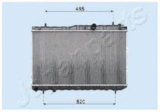 JAPANPARTS RDA333033 Радіатор, охолодження двигуна