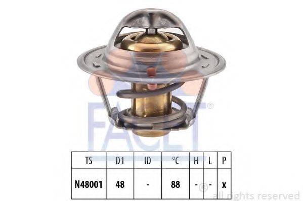 FACET 78480S Термостат, охолоджуюча рідина