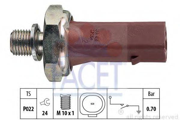 FACET 70132 Датчик тиску масла