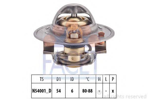 FACET 78534S Термостат, охолоджуюча рідина