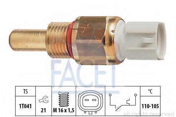 FACET 75274 Термивимикач, вентилятор радіатора