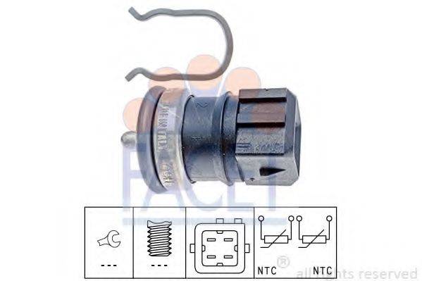 FACET 73251 Датчик, температура охолоджувальної рідини