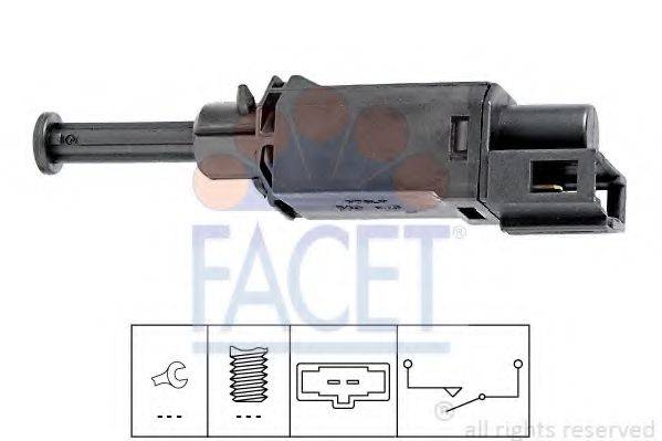 FACET 71143 Вимикач, привід зчеплення (Tempomat)