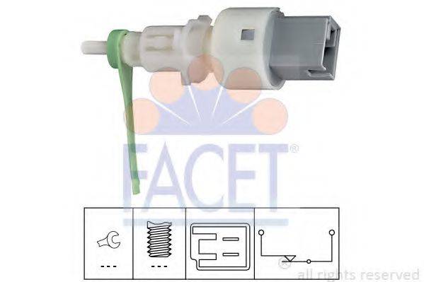 FACET 71159 Вимикач, привід зчеплення (Tempomat)