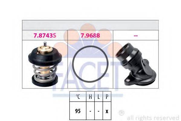 FACET 78743K Термостат, охолоджуюча рідина