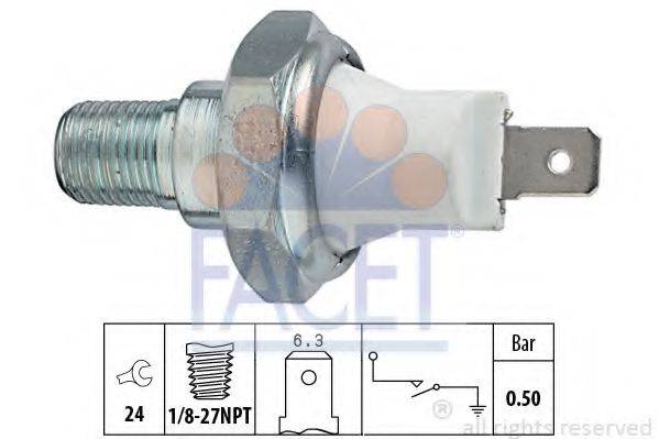 FACET 70068 Датчик тиску масла
