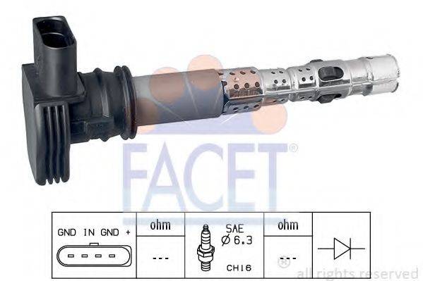 FACET 96326 Котушка запалювання