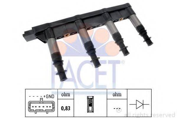 FACET 96383 Котушка запалювання