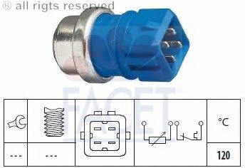 FACET 73557 Датчик, температура охолоджувальної рідини