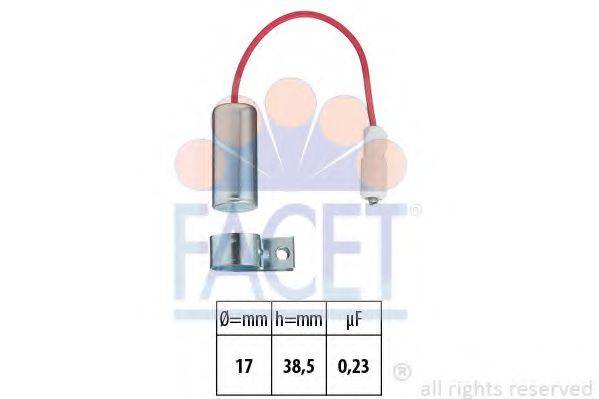 FACET 00339 Конденсатор, система запалювання