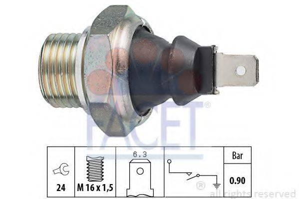 FACET 70140 Датчик тиску масла