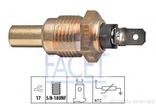 FACET 73046 Датчик, температура охолоджувальної рідини