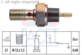 FACET 70019 Датчик тиску масла