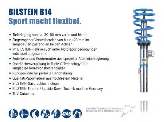 BILSTEIN BIL023248 Комплект ходової частини, пружини / амортизатори