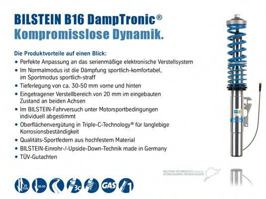 BILSTEIN BIL007409 Комплект ходової частини, пружини / амортизатори