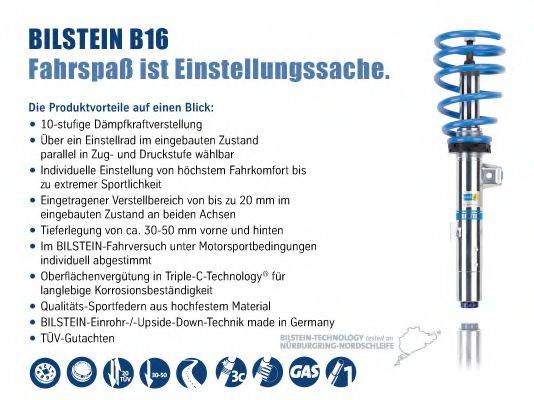 BILSTEIN BIL024471 Комплект ходової частини, пружини / амортизатори