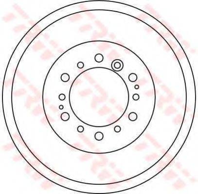 TRW DB4334 Гальмівний барабан