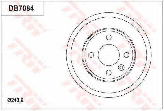TRW DB7084 Гальмівний барабан