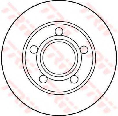 TRW DF2655 гальмівний диск