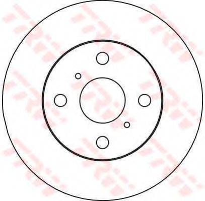 TRW DF4014 гальмівний диск