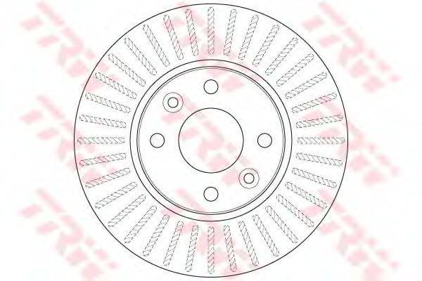 TRW DF6186 гальмівний диск