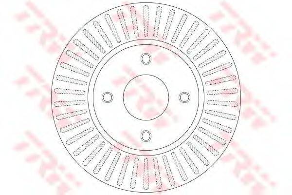 TRW DF6249 гальмівний диск