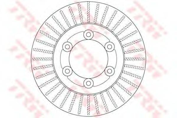 TRW DF6487 гальмівний диск