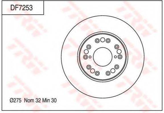 TRW DF7253 гальмівний диск