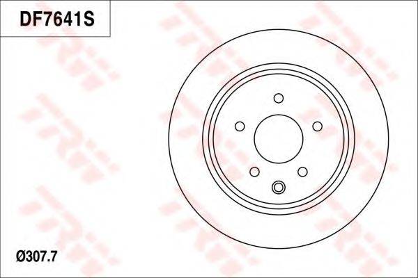 TRW DF7641 гальмівний диск