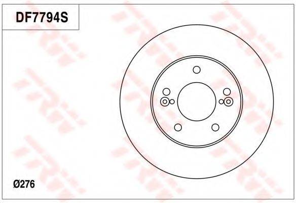 TRW DF7794 гальмівний диск