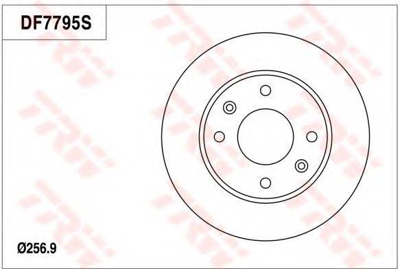 TRW DF7795 гальмівний диск