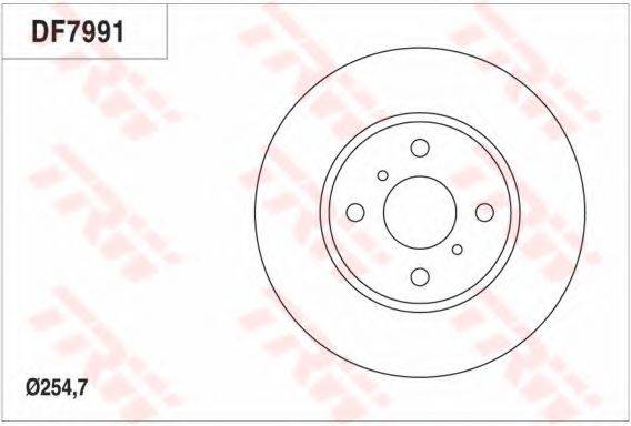 TRW DF7991 гальмівний диск