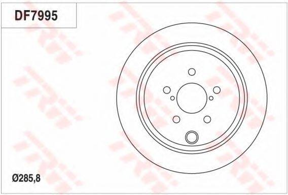 TRW DF7995 гальмівний диск