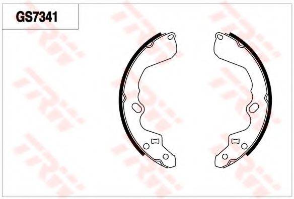 TRW GS7341 Комплект гальмівних колодок
