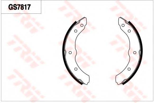 TRW GS7817 Комплект гальмівних колодок