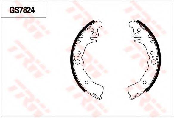 TRW GS7824 Комплект гальмівних колодок
