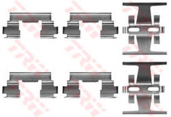 TRW PFK293 Комплектуючі, колодки дискового гальма