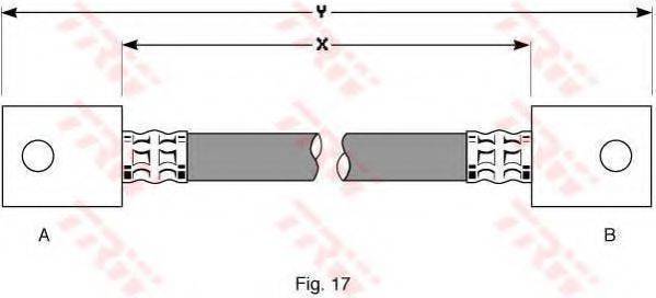 TRW PHA275 Гальмівний шланг