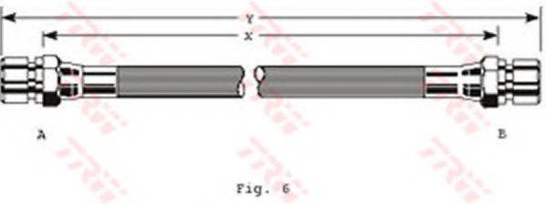 TRW PHA329 Гальмівний шланг