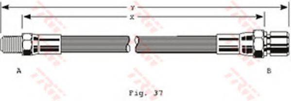 TRW PHB123 Гальмівний шланг