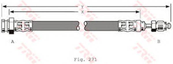 TRW PHB339 Гальмівний шланг