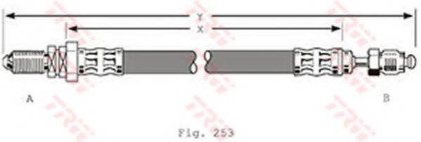TRW PHC279 Гальмівний шланг