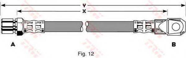 TRW PHD118 Гальмівний шланг