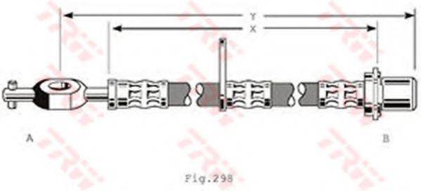 TRW PHD203 Гальмівний шланг