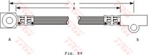 TRW PHD229 Гальмівний шланг