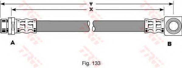 TRW PHD273 Гальмівний шланг