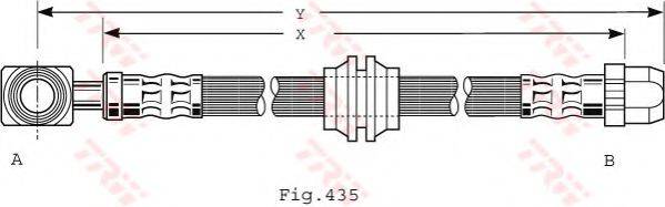 TRW PHD479 Гальмівний шланг