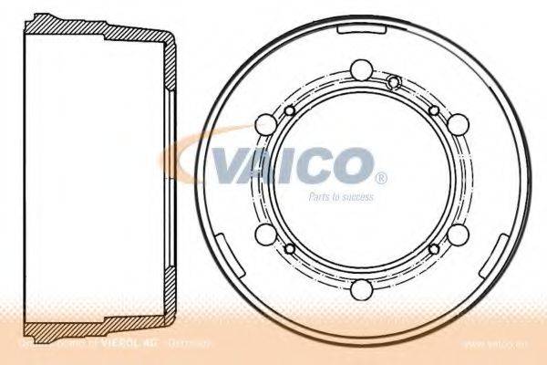 VAICO V1060010 Гальмівний барабан